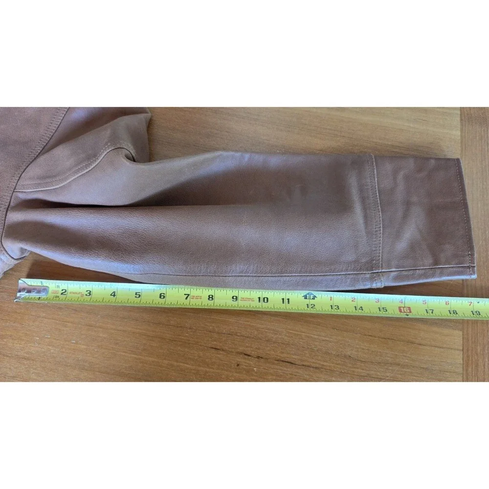 Territory Ahead Men's Brown Leather Jacket Size Medium - Picture 7 of 13